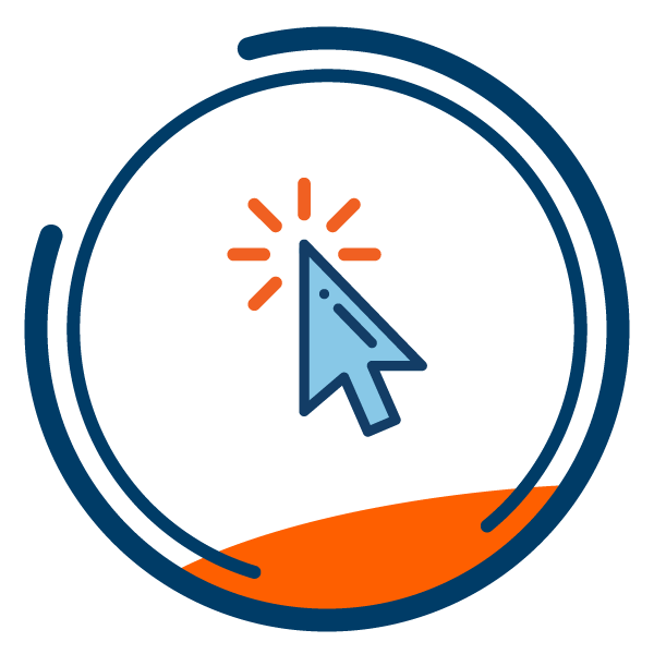 click-fatigue-icon Mouse click icon symbolizing clinician burnout and digital fatigue in healthcare systems